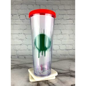 STARBUCKS 2014 Cold Cup Graffiti Tumbler 24oz